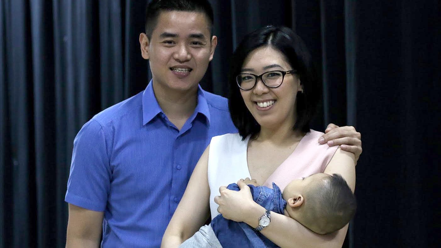 Simon Santoso, Istri dan anak Copyright: © Humas PBSI